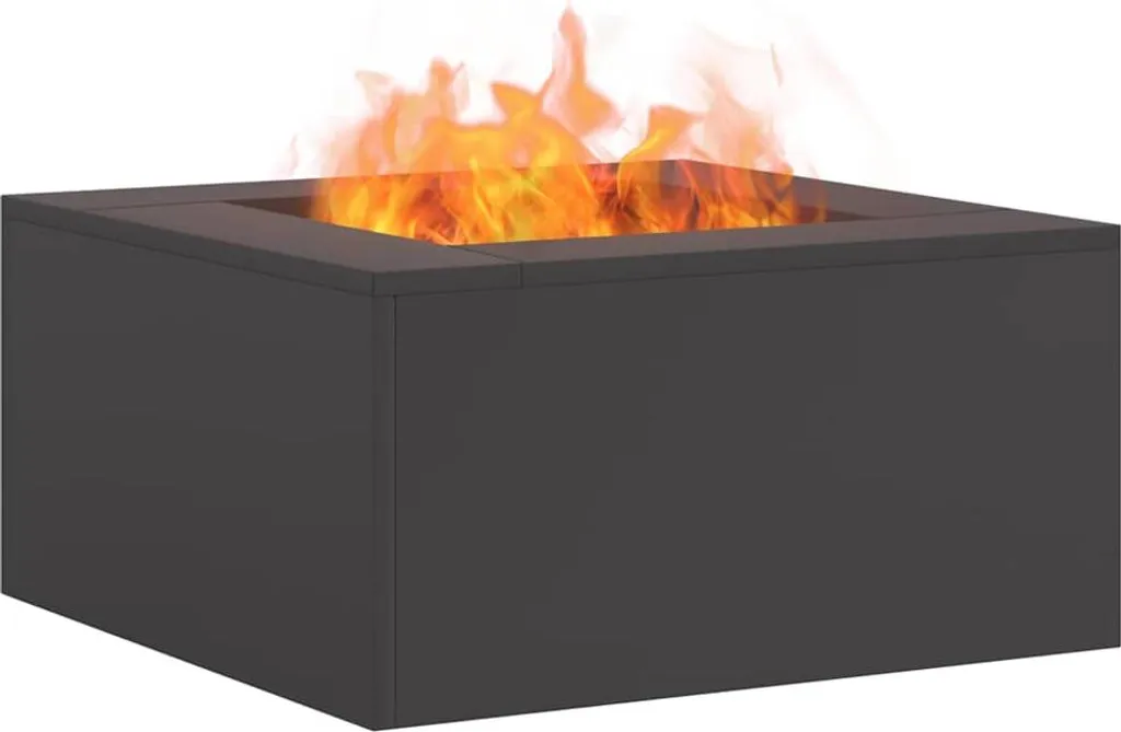 vidaXL Pozzetto Acciaio Nero 60x60x30 cm - Facile da Installare