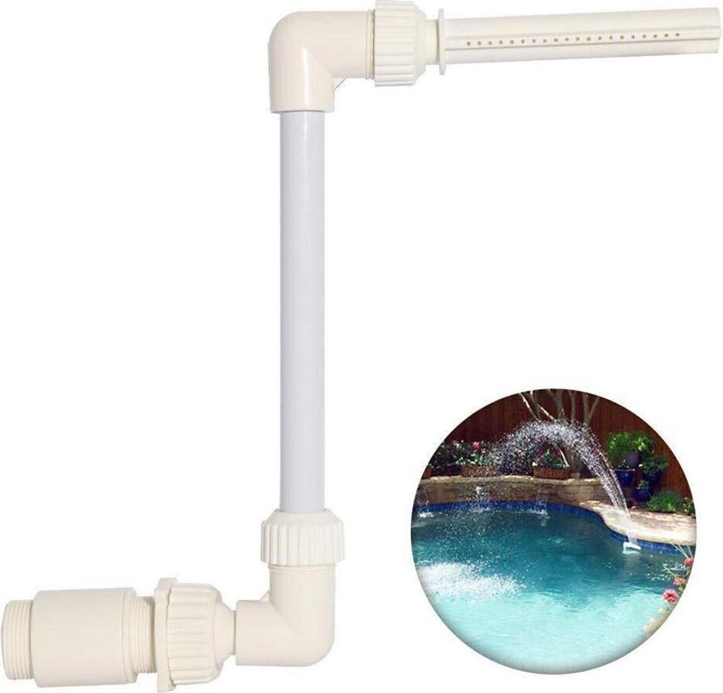 Wasserfallbrunnen Schwimmbad-Sprühbrunnen Einstellbarer Wassersprinkler für Pool-Dekor