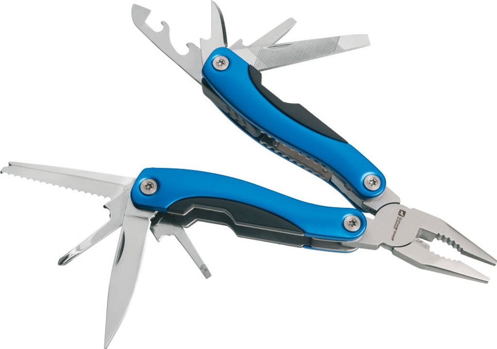 Schwarzwolf outdoor ARMADOR Multitool, blau mit 15 Werkzeugen
