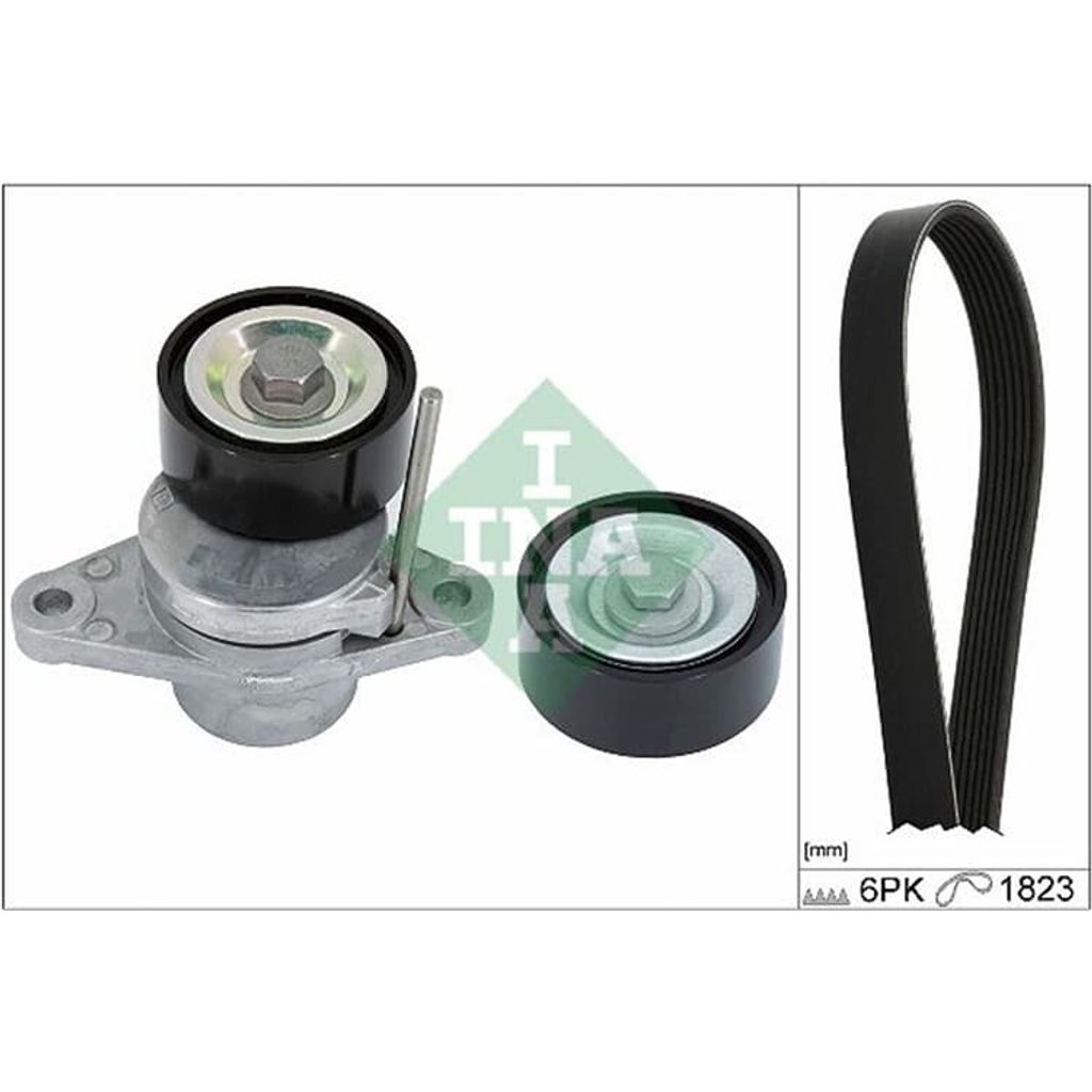 INA 529 0366 10 Keilrippenriemensatz für RENAULT LAGUNA III Grandtour (KT0/1)