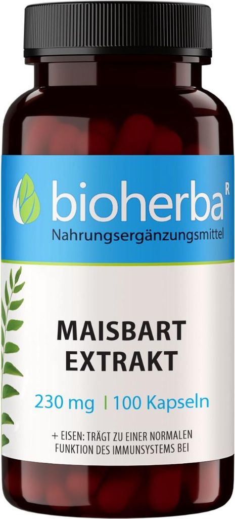 Bioherba Maisbart Extrakt 230 mg 100 Kapseln Produktbild 