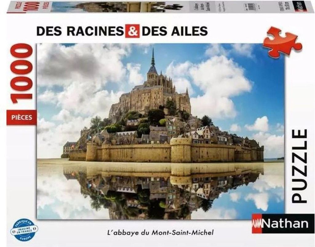 Puzzle „Abtei Mont Saint-Michel: Wurzeln und Flügel“, 1000 Teile