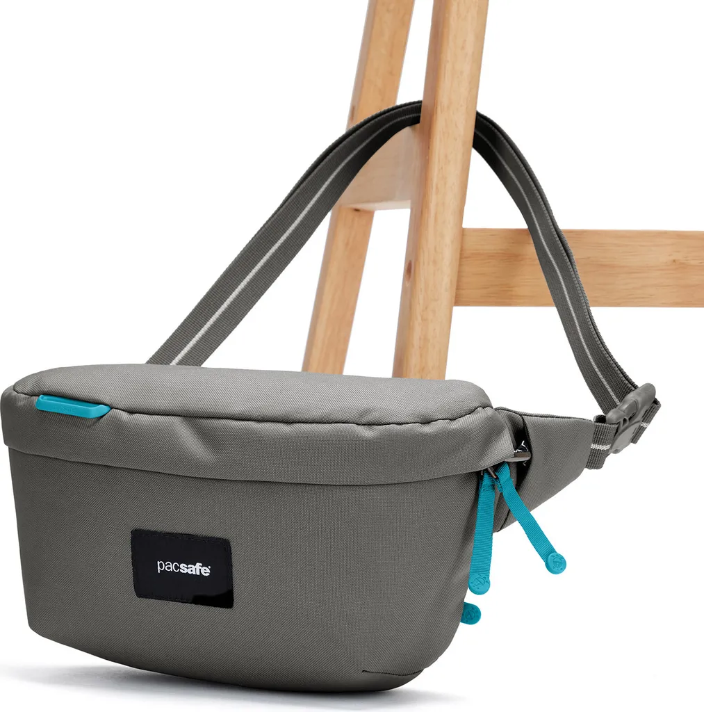 Pacsafe Go Sling Pack Stone Sac en Bandoulière Antivol Taupe pour Homme