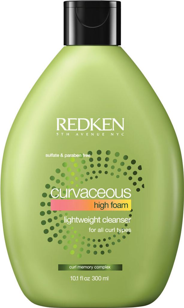 Redken Curvaceous, Unisex, Shampoo, Alle Haare, Lockiges Haar, 300 ml, Feuchtigkeitsspendend, Flasche