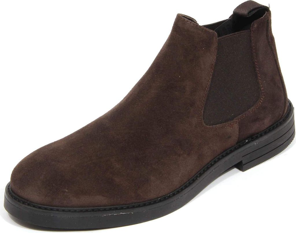 H6718 beatles uomo FRANK DANIEL man suede boots brown
