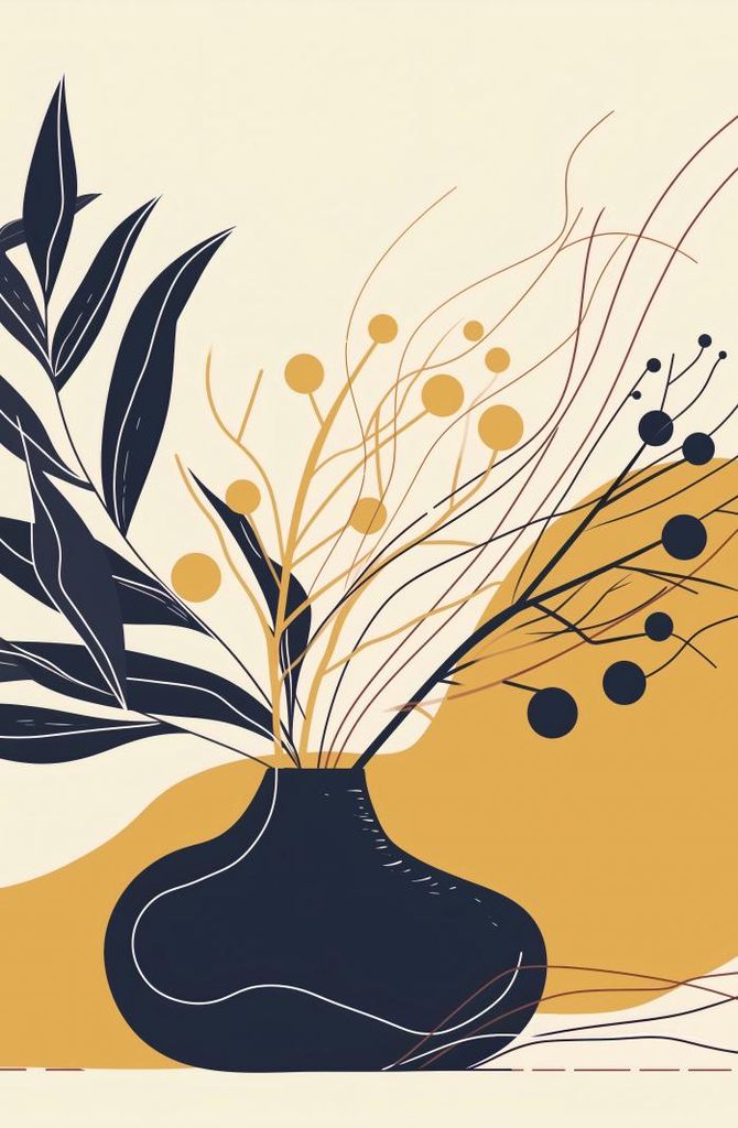 Plakat 56,6x86,4cm Ruhe der dunklen Blätter