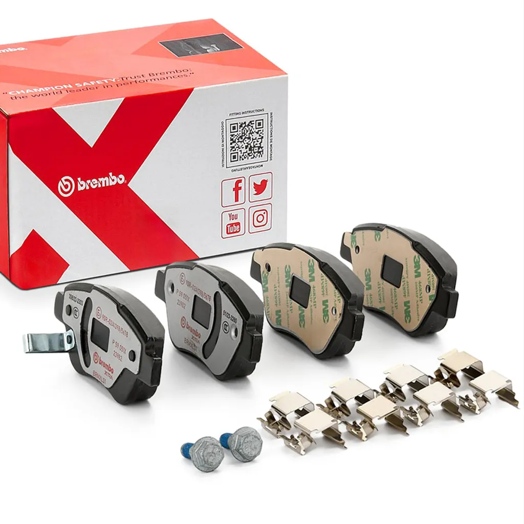Plaquettes de frein avant BREMBO P 59 051X pour OPEL Corsa D (S07)