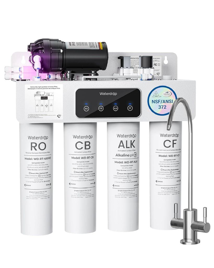 Waterdrop T4-A Alkalischer Umkehrosmoseanlage, NSF/ANSI 372 Produktbild 