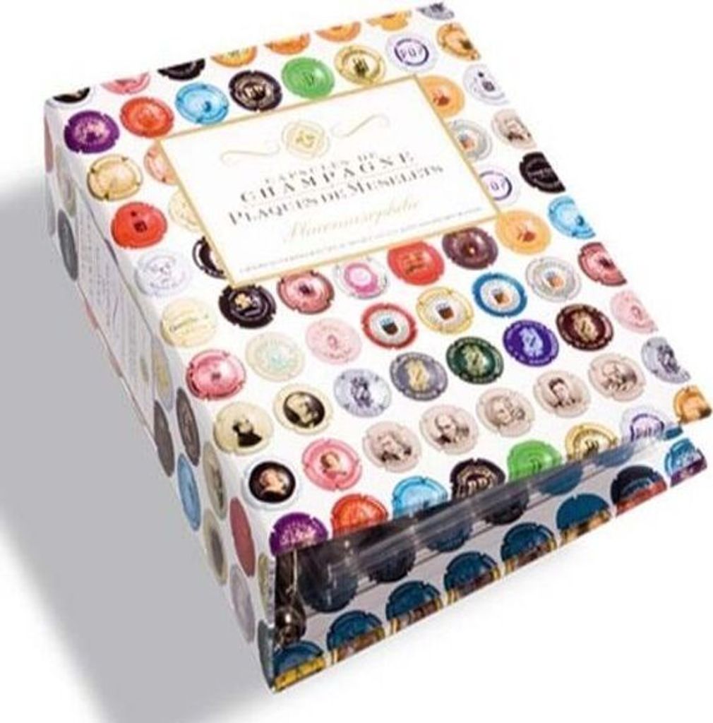 Ringbinder GRANDE, inkl. 4 klarsichtigen Hüllen ENCAP für 168 Champagnerdeckel