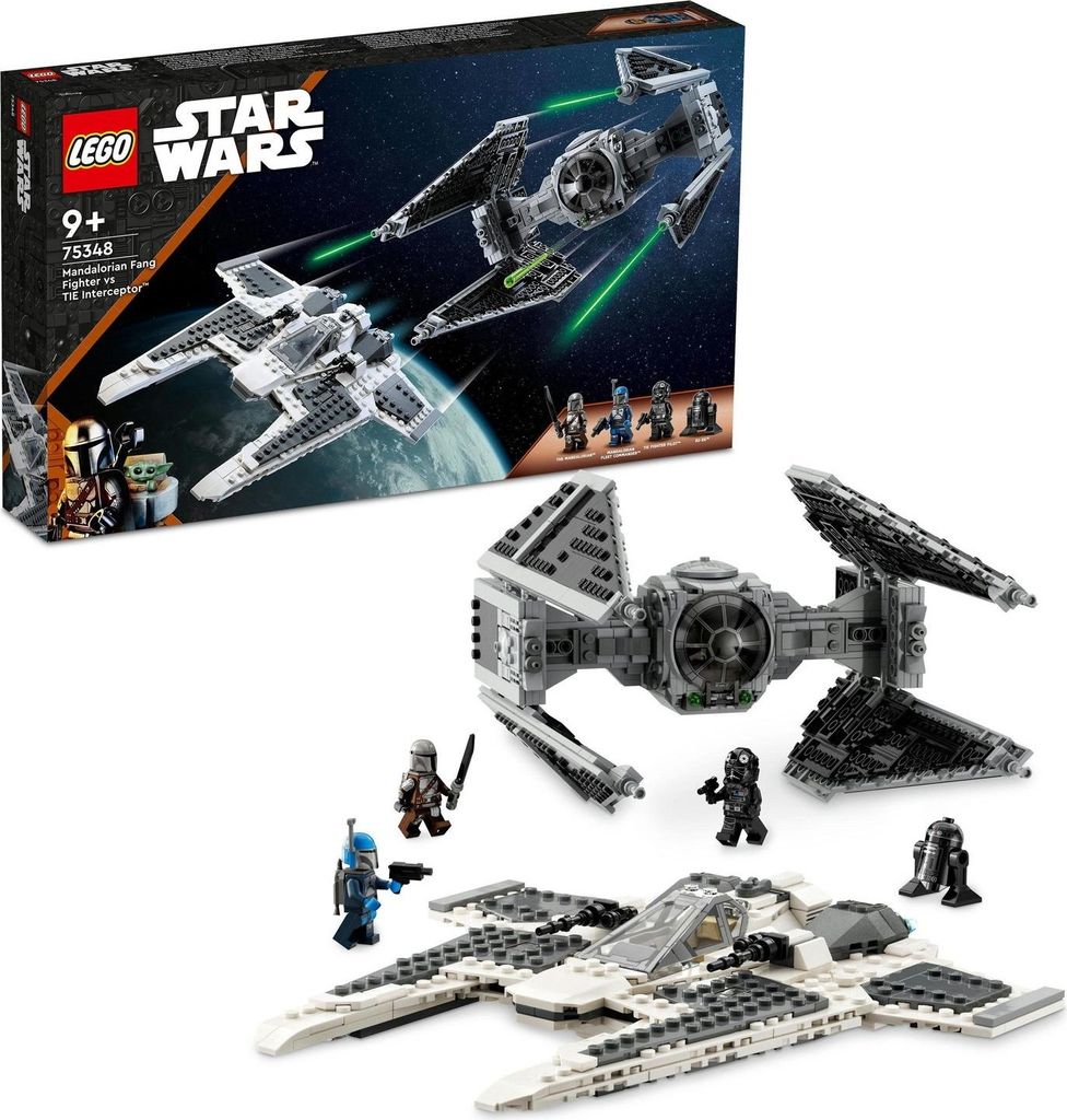 LEGO 75348 Star Wars Mandalorian Fang Fighter vs. TIE Immagine del prodotto 