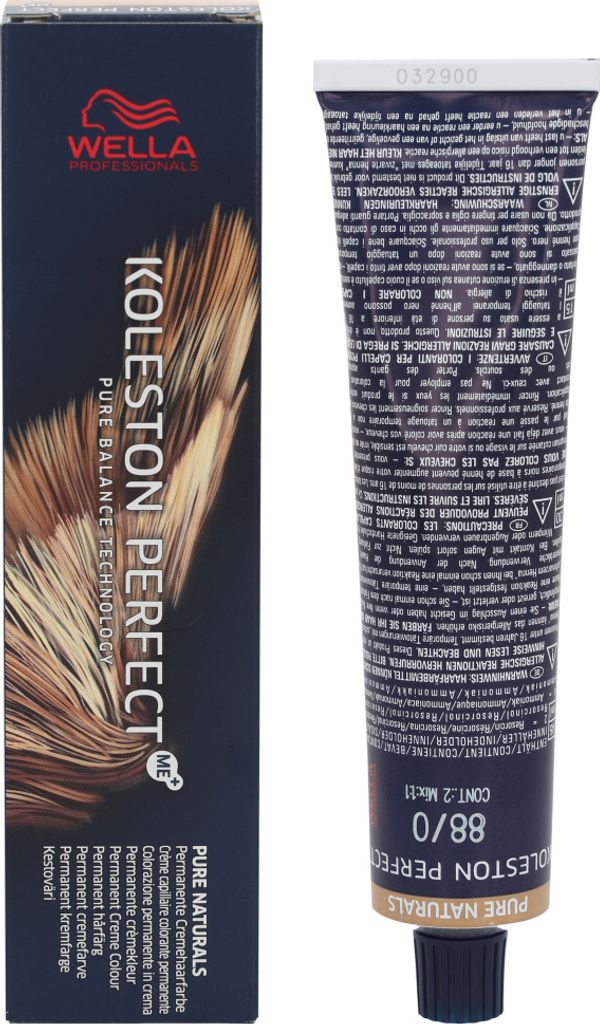 Wella Koleston Perfect Me+ Pure Naturals, Blond, 88/0, Produktbild 