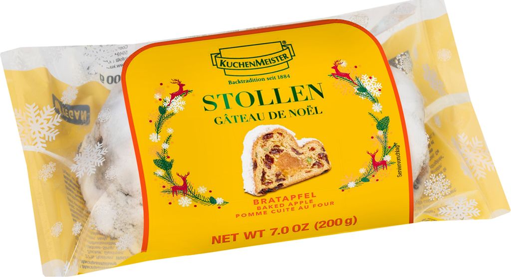 KuchenMeister pieczony jabłkowy stollen z owocowym słodkim Zdjęcie produktu 