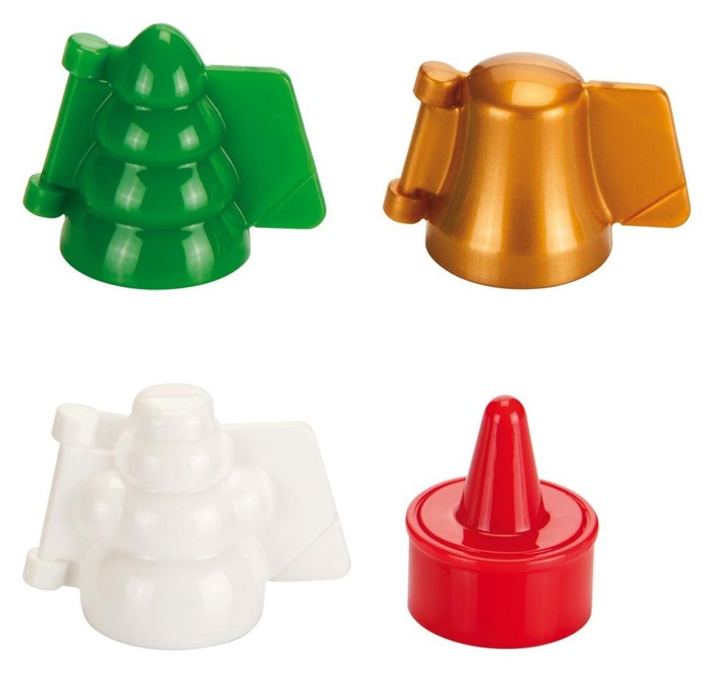 Förmchen für gefülltes Gebäck DELÍCIA, 3 Weihnachtsmotive Produktbild 