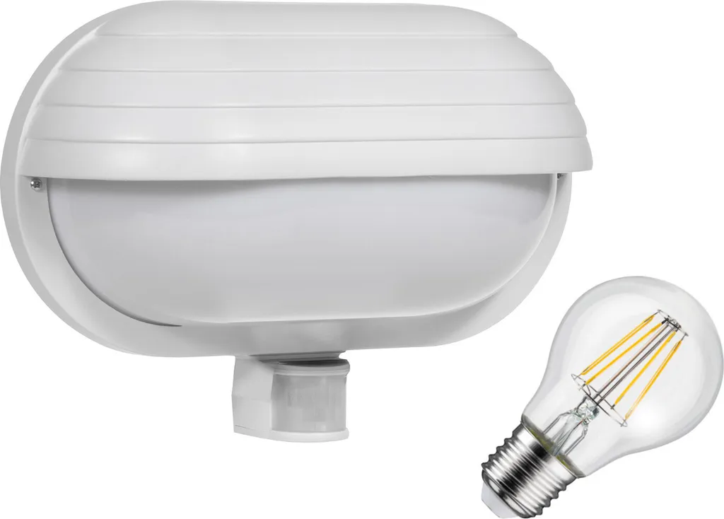 Applique Esterno Maclean MCE33 con Sensore Movimento | E27 LED 11W
