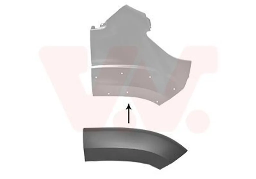 Protection de passage de roue VAN Wezel 1652524 pour Citroën et Fiat