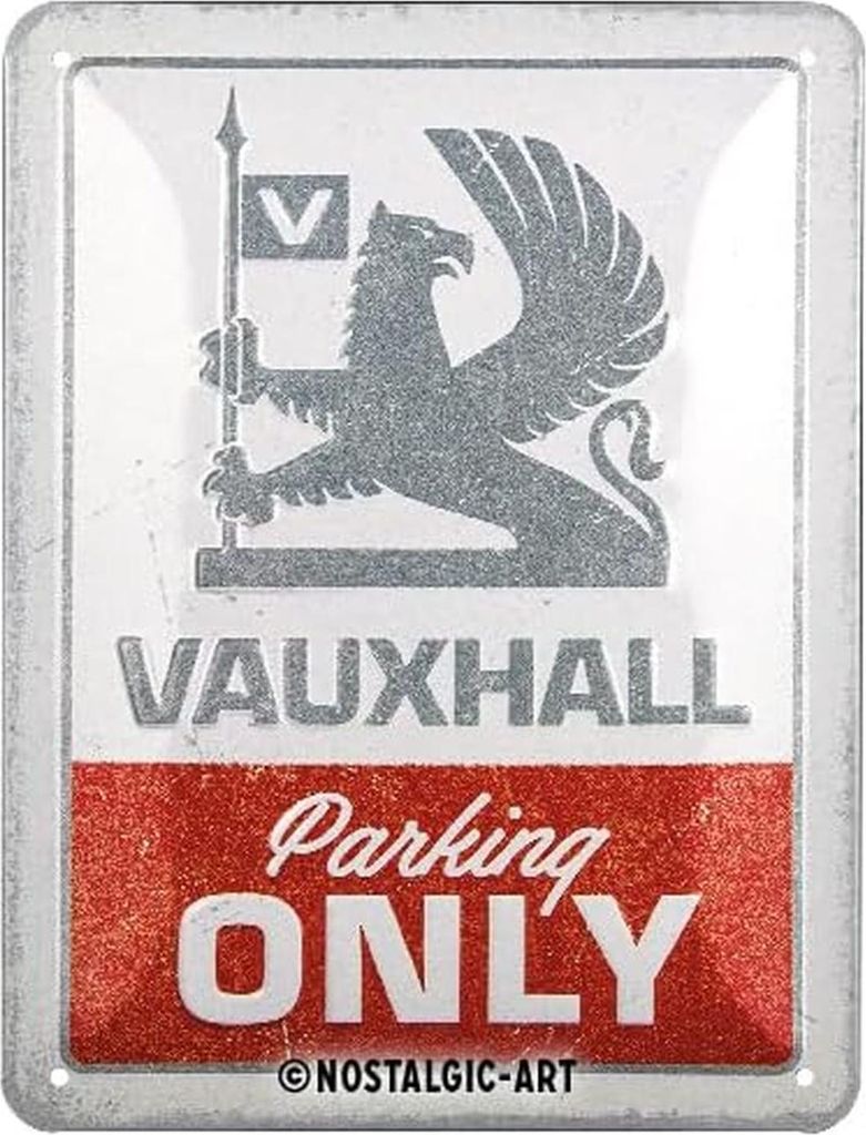 Nostalgic-Art - Blechschild 15x20 cm - Vauxhall - Parking Produktbild 