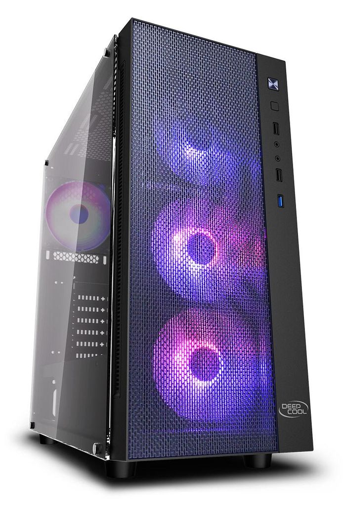 Deepcool MATREXX55 MESH ADD-RGB 4F, Tower-Gehäuse ,schwarz, Produktbild 