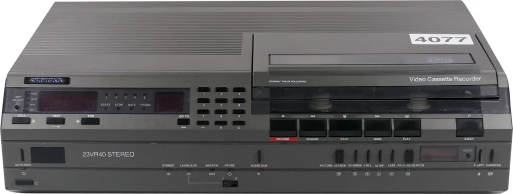 Aristona 28VR40 Magnétoscope VCC Système Video2000 Haute Fidélité