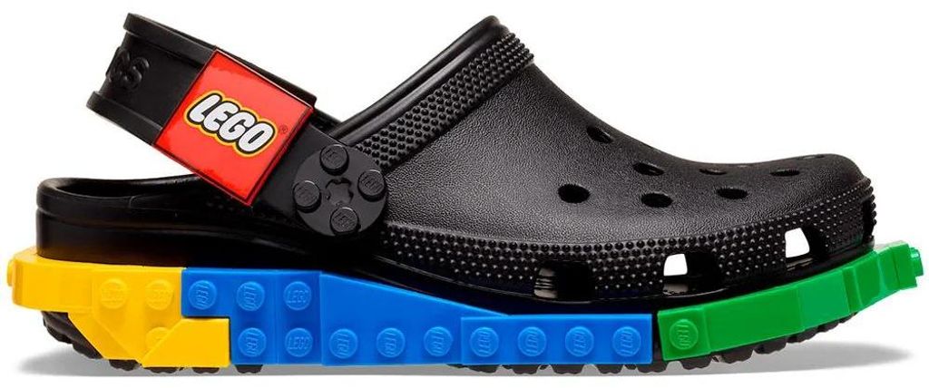 Crocs System Holzschuhe Schwarz EU 32-33 Kinder Schwarz EU Produktbild 
