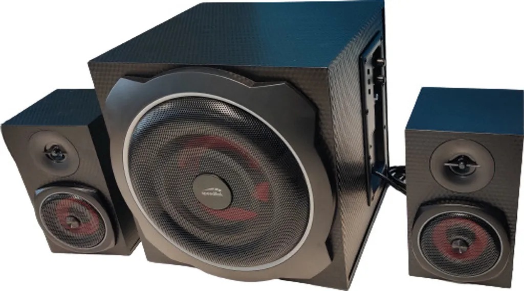 Enceintes PC 2.1 Speedlink GRAVITY CARBON avec Caisson de Basses RGB - 7