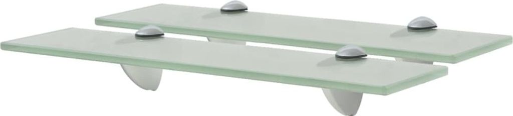 Schweberegale 2 Stk. Glas 40x20 cm 8 mm