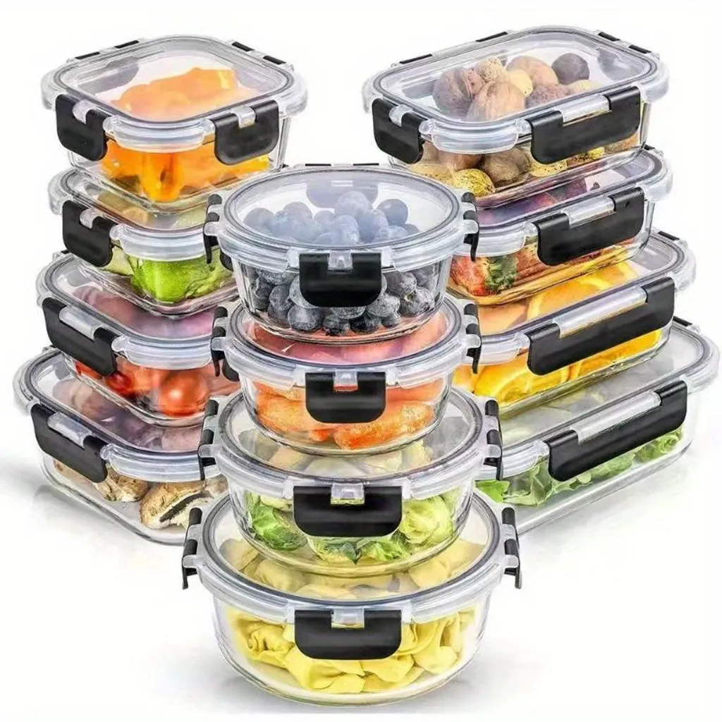 Set Meal Prep Vetro 12 Pezzi: Performance e Dieta Sotto Controllo
