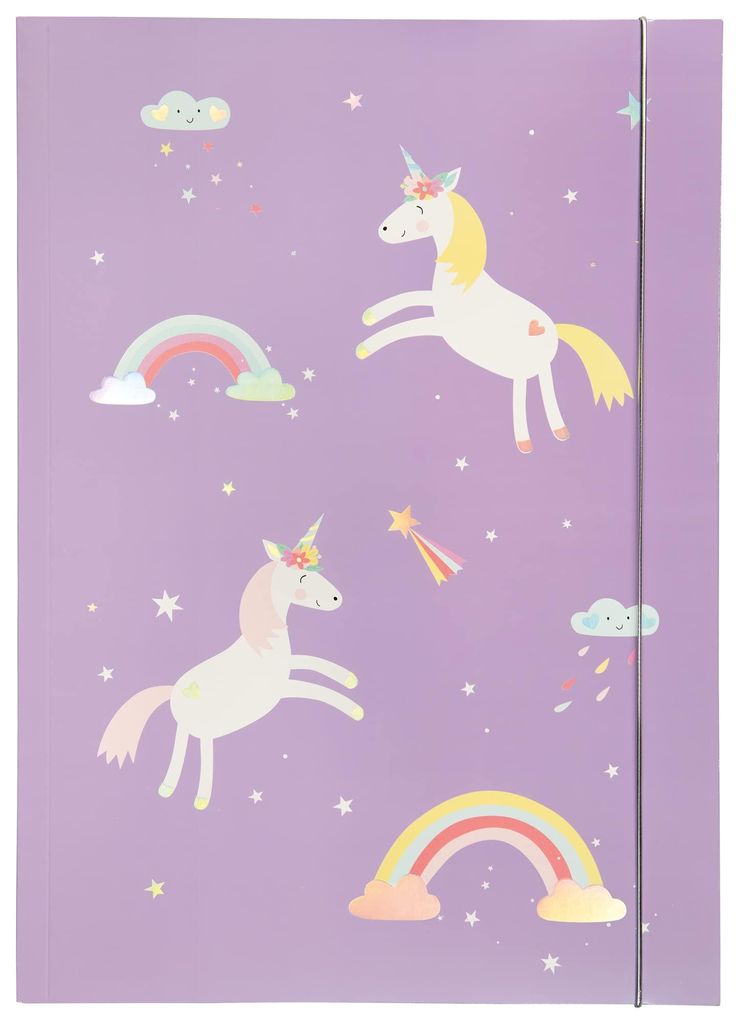 folia 69013. Portafolio para dibujos HOTFOIL "Unicornios Imagen del producto 