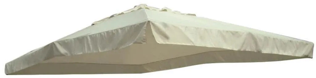 Bâche de parasol 3x4 m Beige en Polyester - Remplacement Venìam