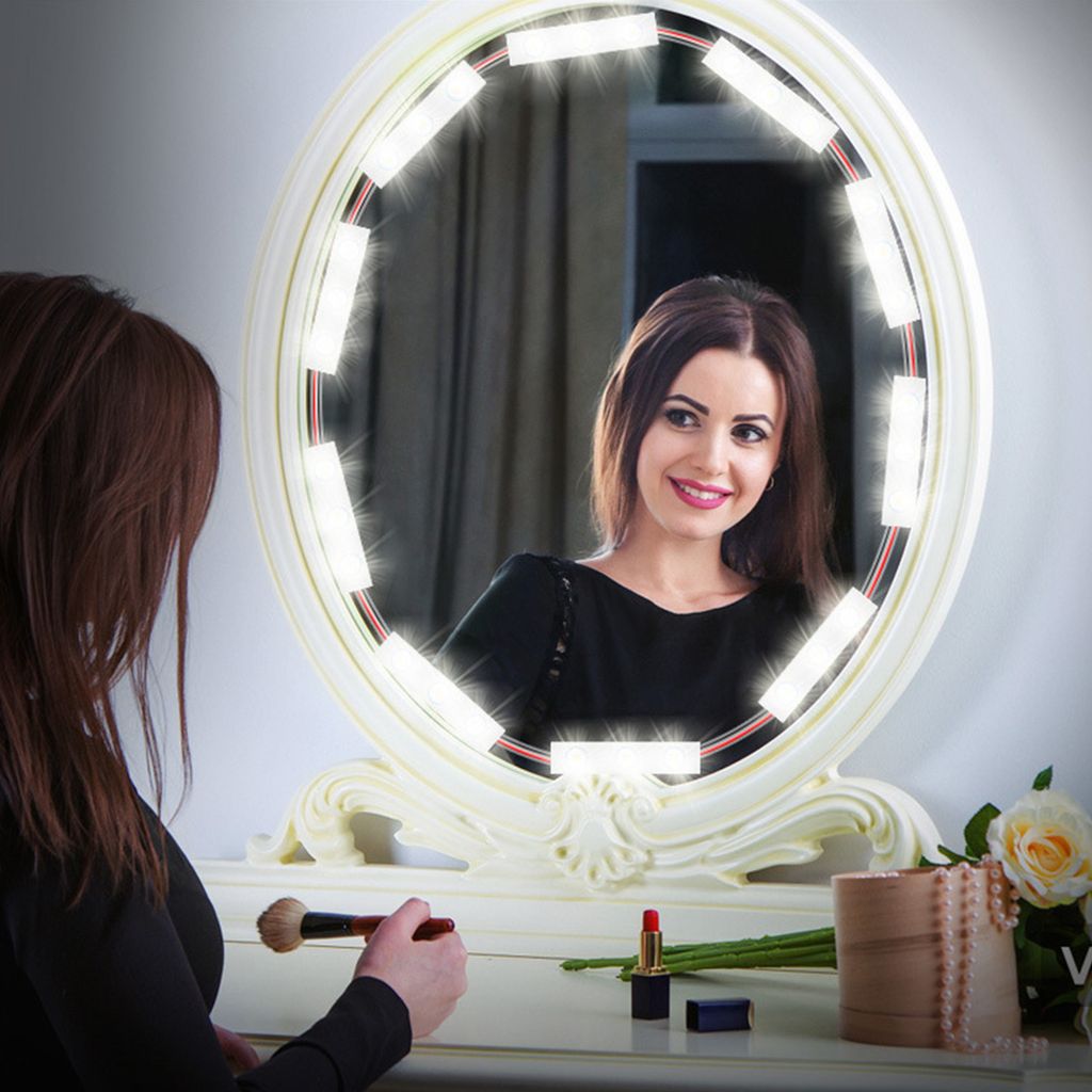 14 ks LED make-up zrcadlových světel stmívatelné dotykové Obrázek produktu 10