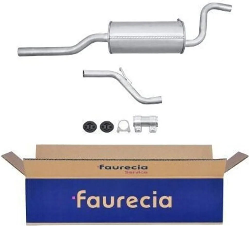 Silencieux arrière d'échappement pour Opel Agila A OE 5852149 HELLA
