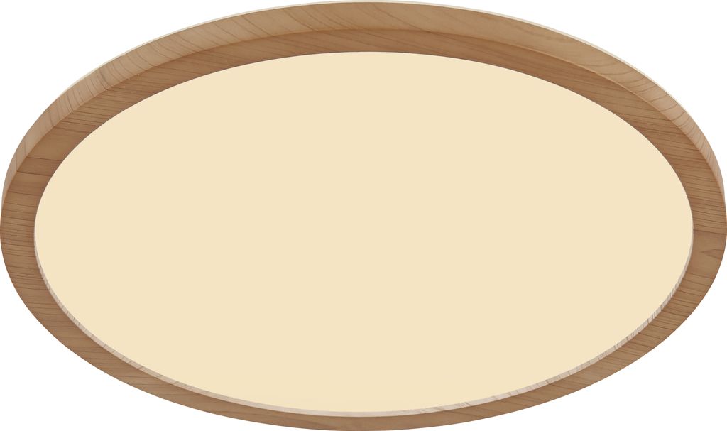 Globo Lighting Deckenleuchte Kunststoff holzoptik, LED