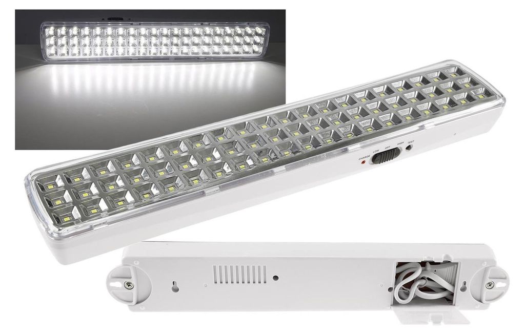 LED Notleuchte CTNL-60 SMD 365x70x37mm Lithium Akku Produktbild 