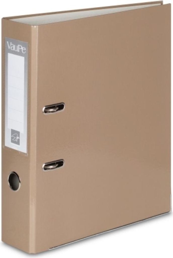 A brown A4 binder is shown against a white background.