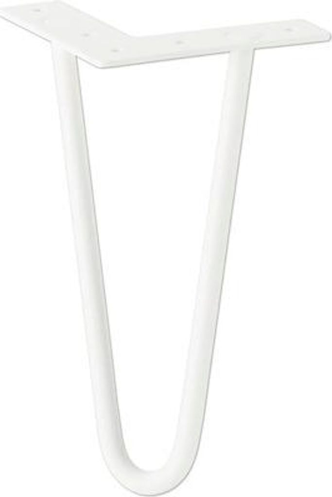 Tarrox Möbelfuß SPIDER Hairpin Ø 58 x 200 mm weiß 1 Stück