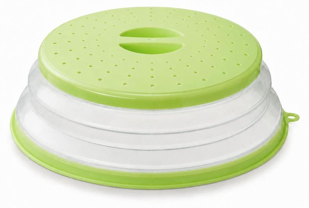 Mikrowellen Abdeckhaube 26 cm, Farbe:Grün Produktbild 