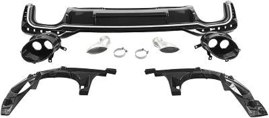 Diffuseur Arrière DIEDERICHS 1020458 pour AUDI A4 B9 Avant en Plastique PP