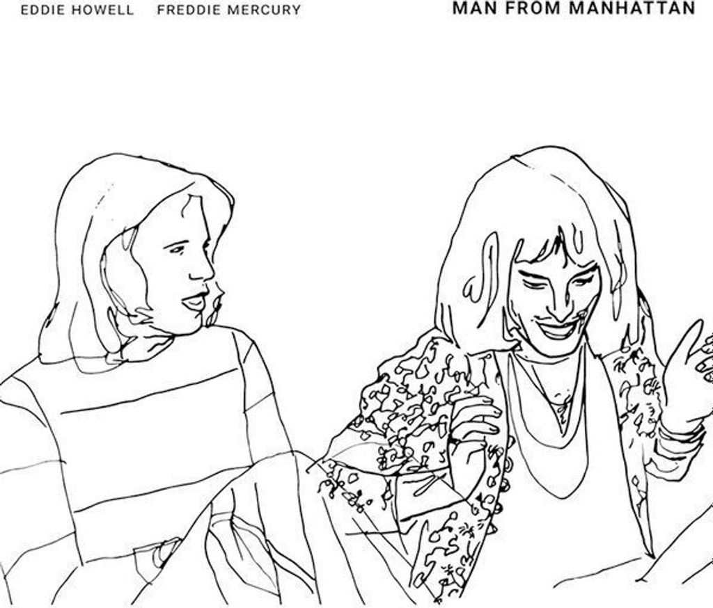 Eddie Howell & Freddie Mercury - Man From Manhattan (White Coloured) (LP)