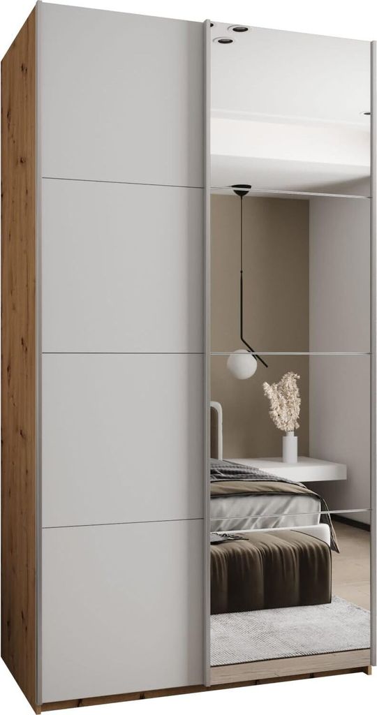 MEBLE KRYSPOL LUX 3 Schrank - 245,5x130x64cm - Artisan, Produktbild 