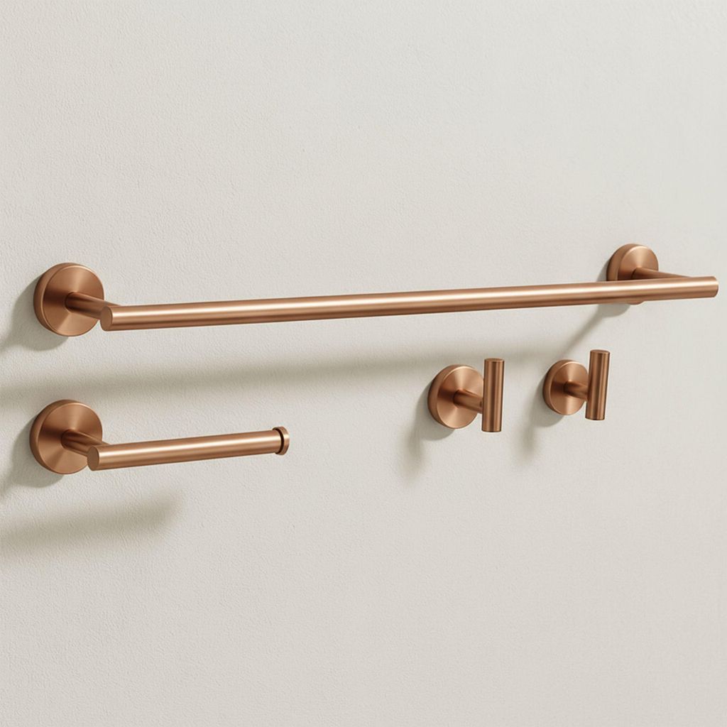Set Badezimmerhaken Rea Ari Brush Copper
