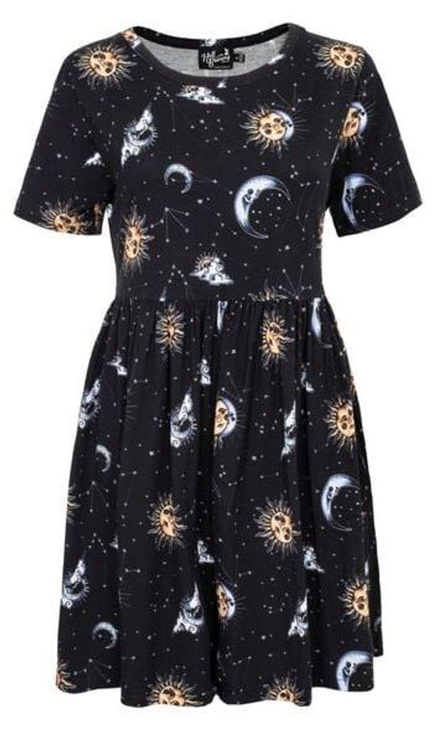Hell Bunny Kurzes Kleid Damen Solaria DRESS schwarz M