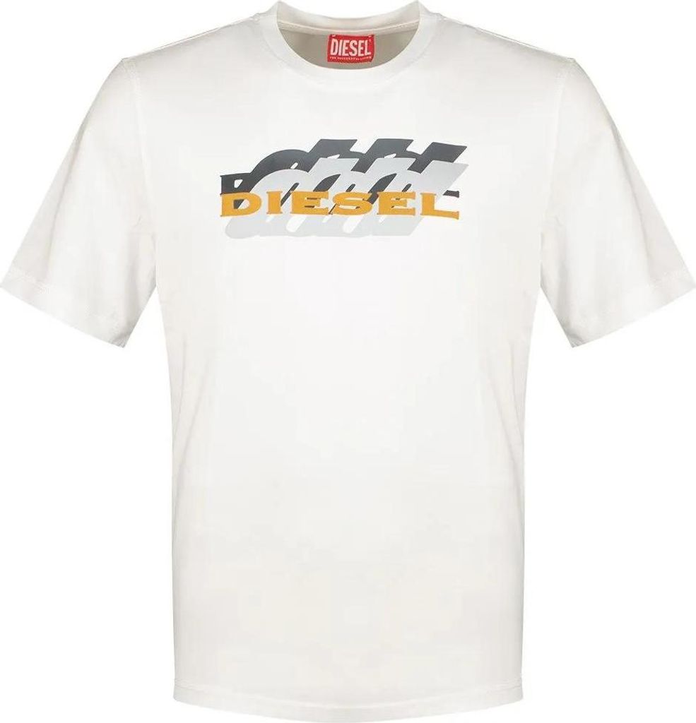 Diesel T Adjust K5 Kurzarm-t-shirt Weiß L Herren Weiß L