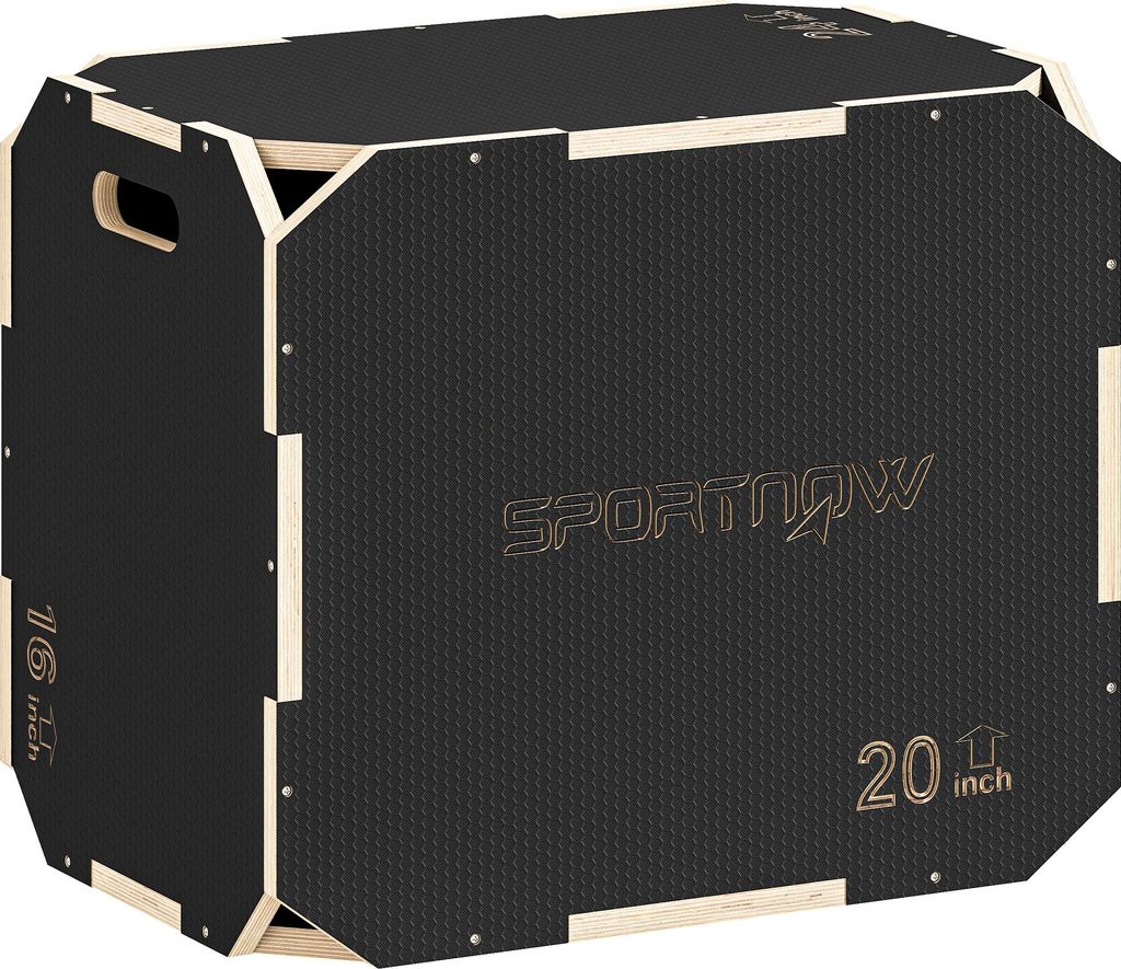 SPORTNOW 3 en 1 boîte pliométrique en bois pour Image du produit 