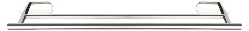 Porte-serviettes inox sans perçage Orea Shine : système Turbo-Loc 60cm