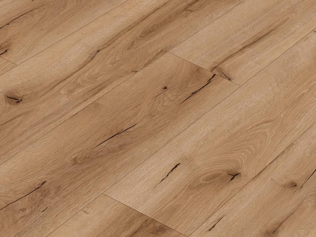 BASICfloor | 2,635 m² | Braun 2, 5 m x 20 cm Klickvinyl Produktbild 