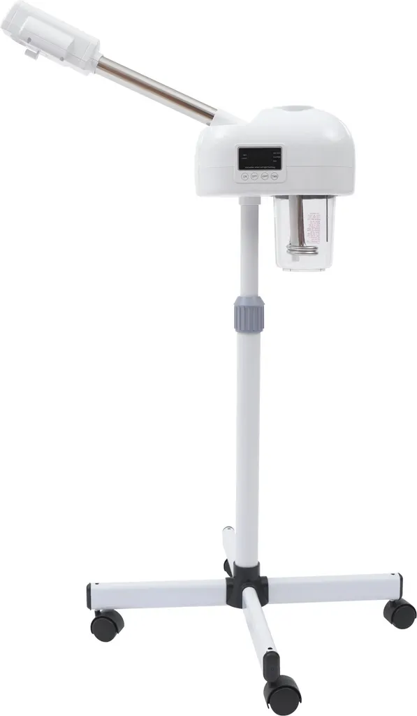 Sauna facial professionnel réglable ivoire pour nettoyage des pores profonds