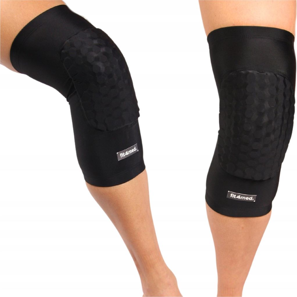 Fit4Med |Knieprotektor Elastische Kniepolster Joga Volleyball Tanz L