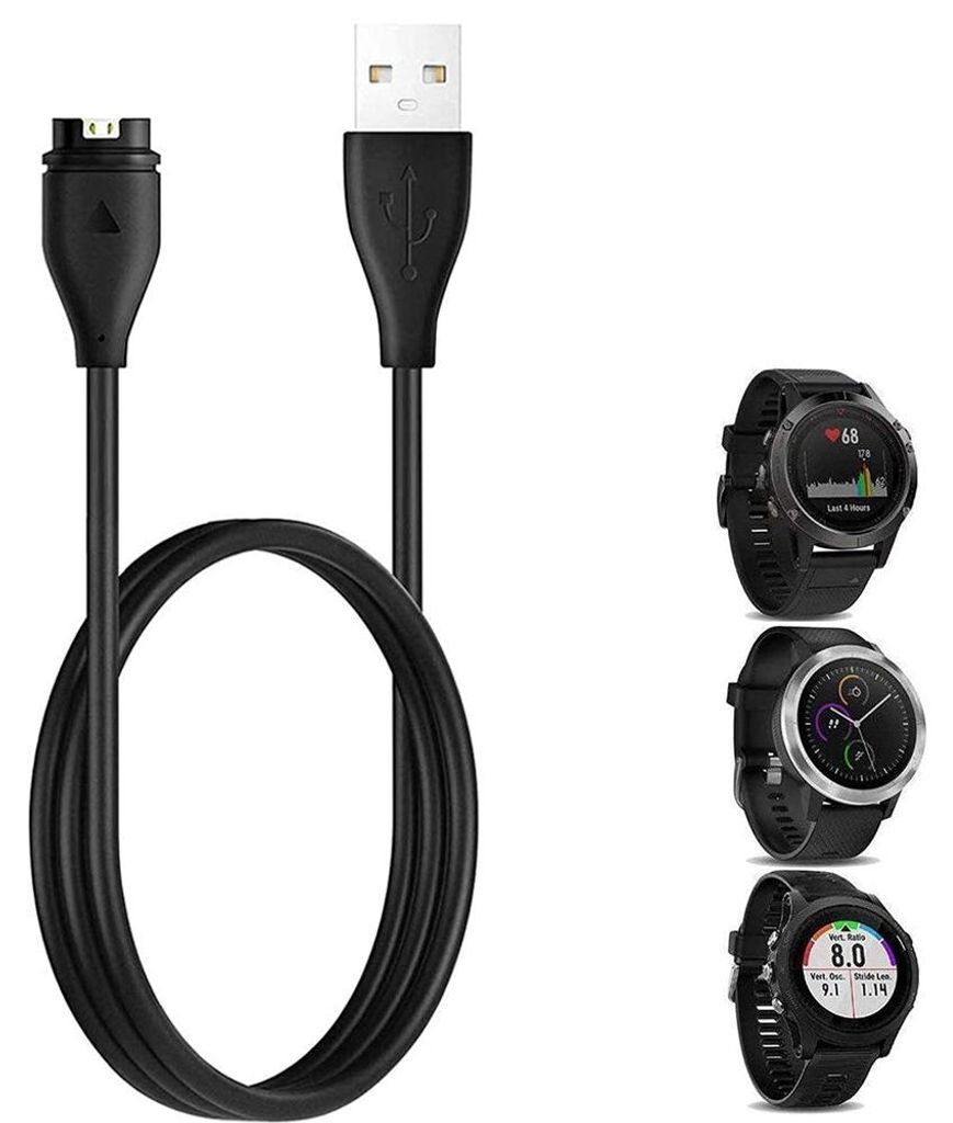 2 Stück Ladekabel für Garmin Forerunner 745 935 945 45 45S 245 Approach S10 S40 Fenix 7 7S 7X 6 6S 6X Pro 5 5S 5X/vivoactive 5 3 4 4S,Vivomove 3 ...