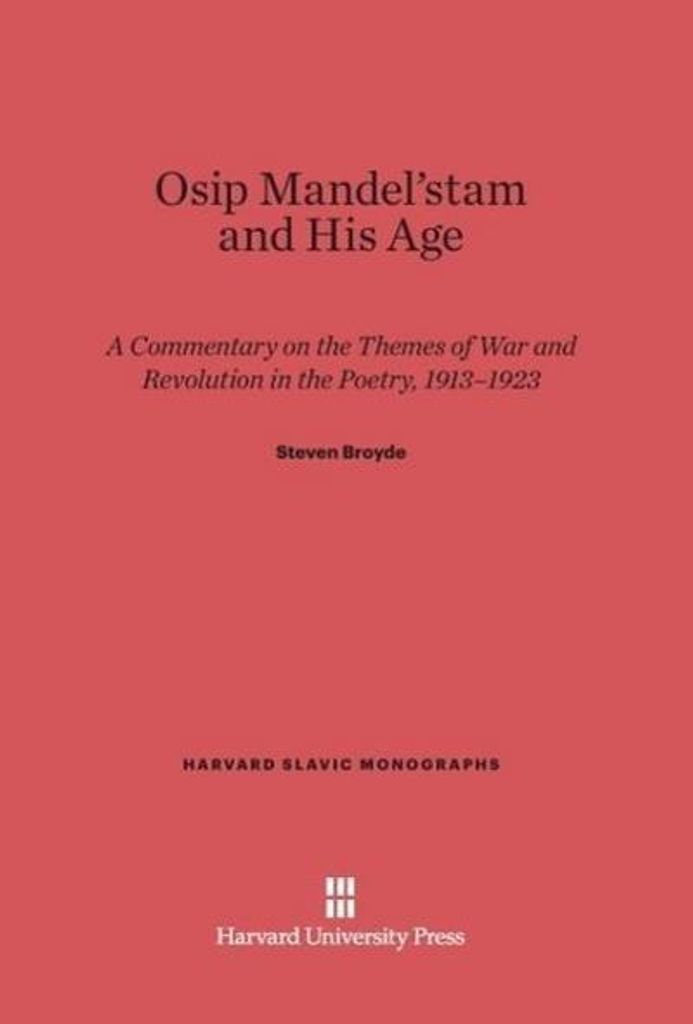 Osip Mandel'¿tam and His Age