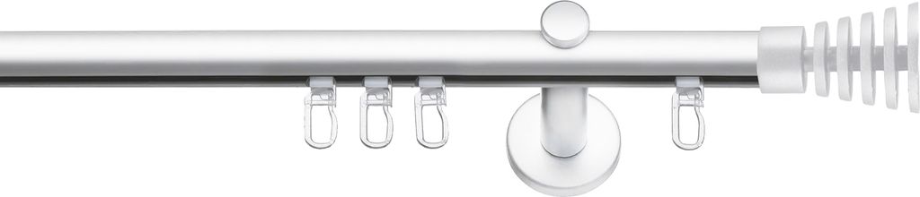 SN Deco - Innenlaufgarnitur Gap, 19 mm, 1-Lauf, weiß, 160 cm