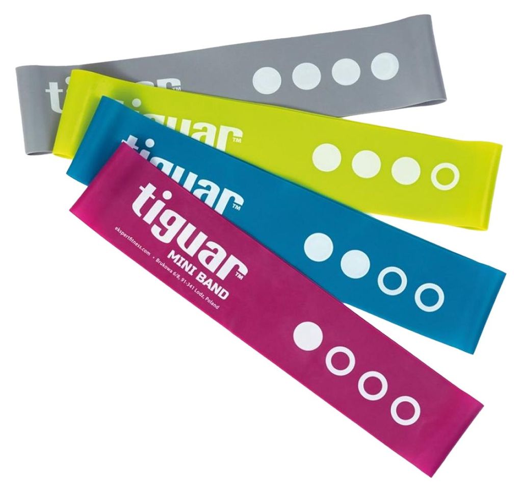 Tiguar - Widerstandsband, Mini (4er-Pack) PP8094 (Einheitsgröße) (Bunt)